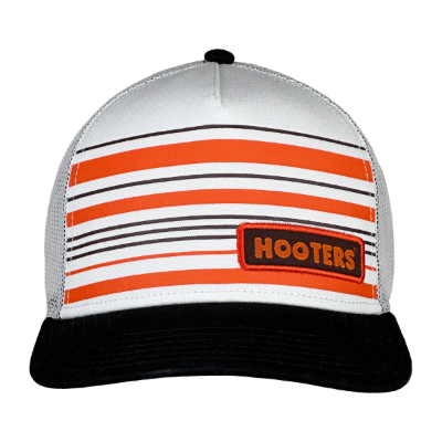 Blazin Stripe Mesh Trucker Hat
