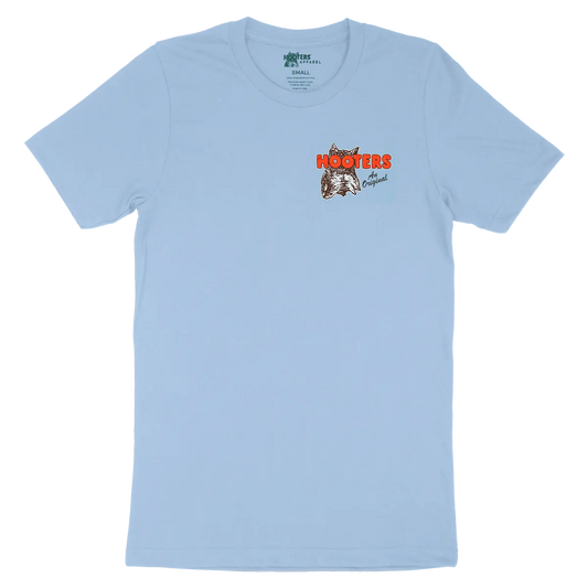 Hooters An Original Super Soft T-Shirt (Sky Blue)