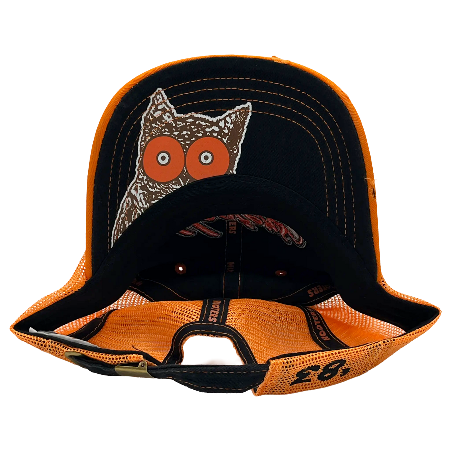 Hooters Distressed Orange/Black Hat