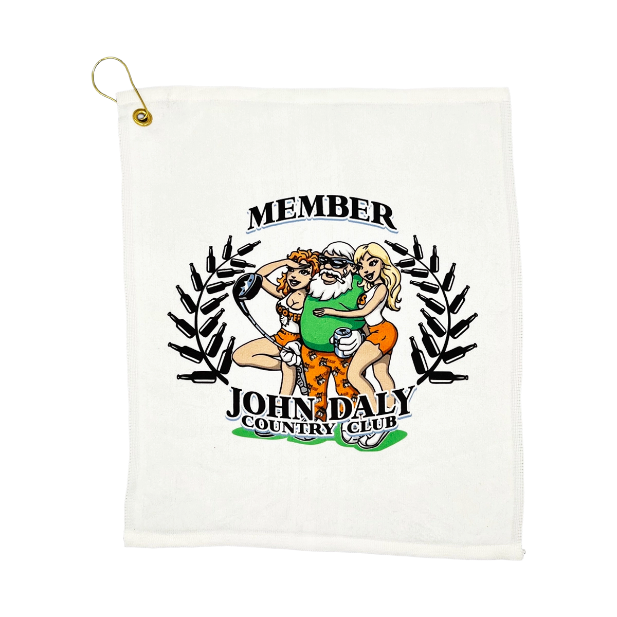 John Daly & Hooters Girls Golf Towel