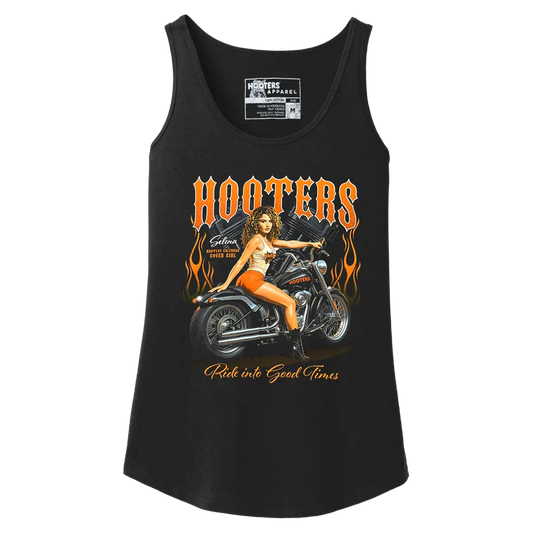 Hooters Biker Girl Ladies Tank Top