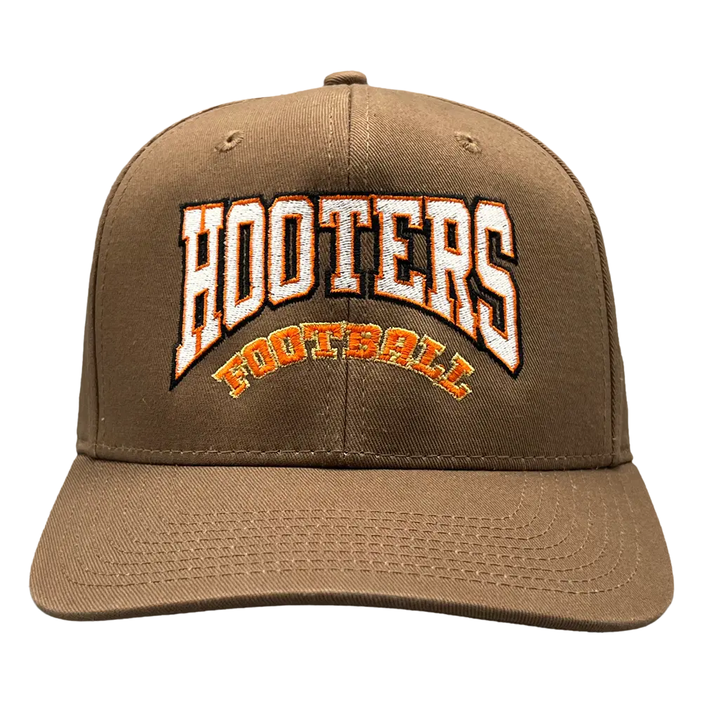 Brown Hooters Football Hat
