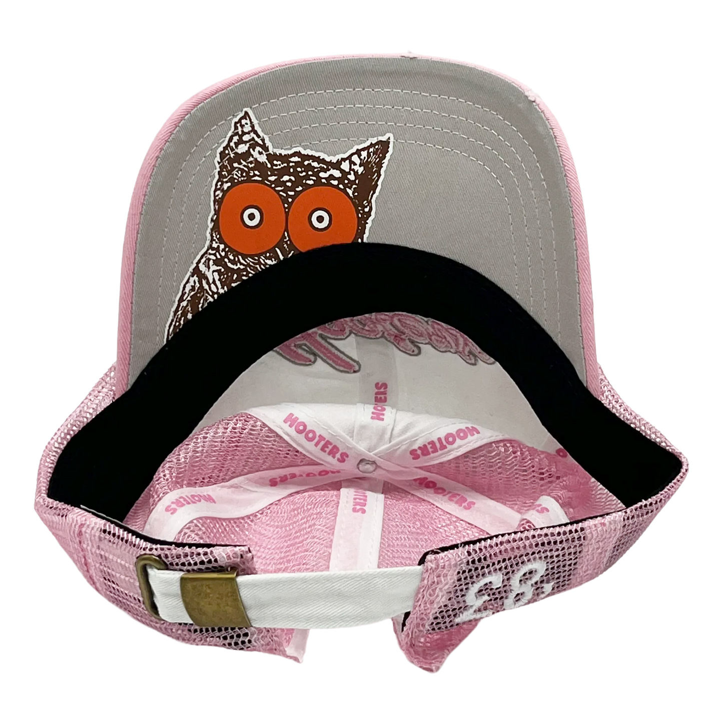 Hooters Distressed Pink/White Ladies' Hat