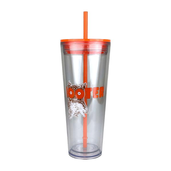 24oz Hooters Tumbler with Straw
