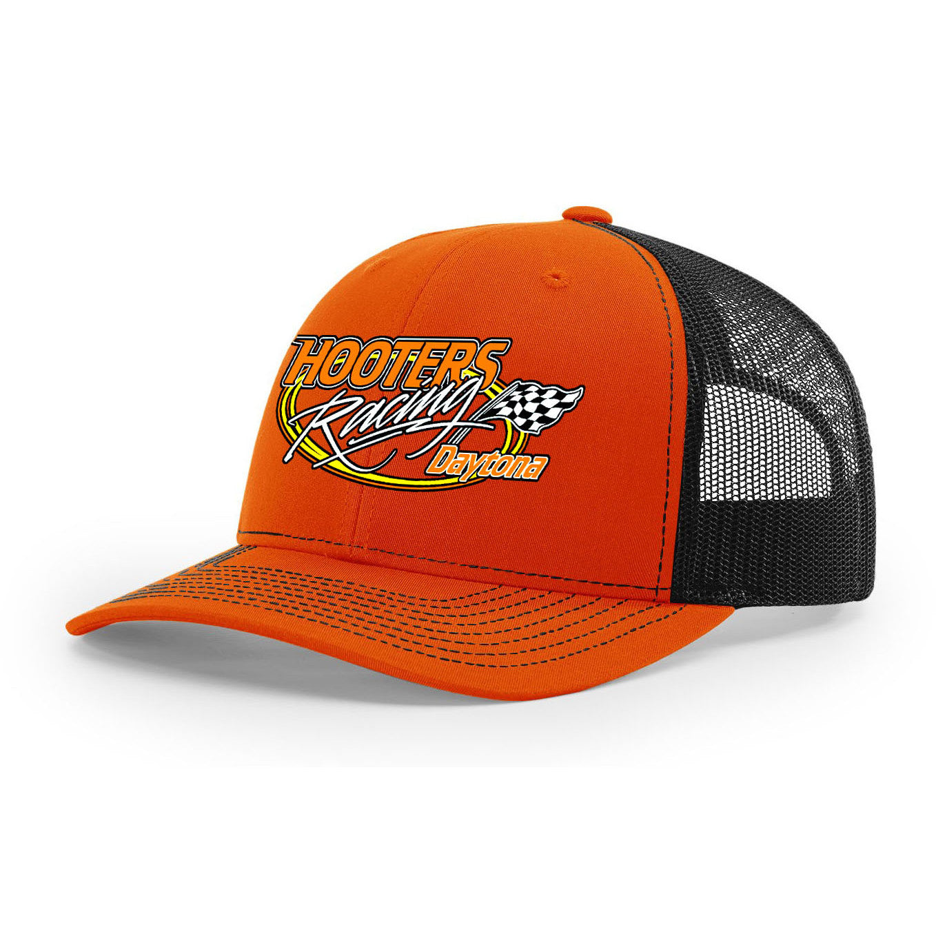 Hooters Racing Oval Logo Hat - Orange