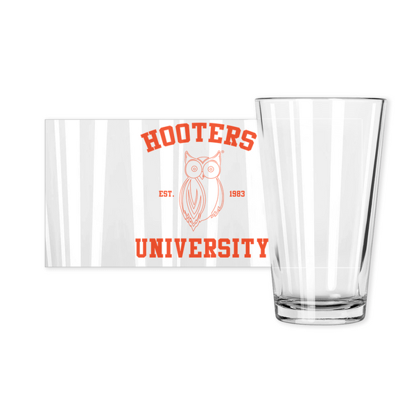 Hooters University Pint Glasses