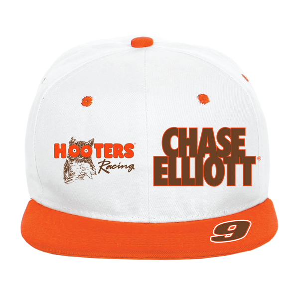 Chase Elliott Throwback Hooters Racing Flatbill Cap
