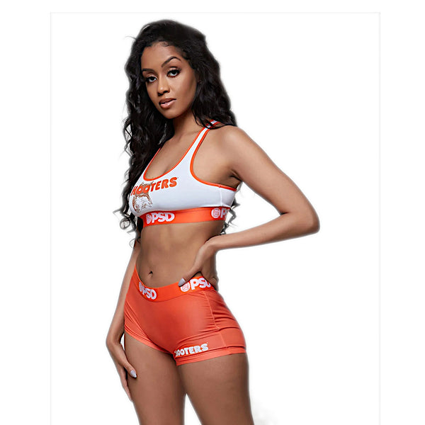 Ladies New PSD Hooters Large Underwear Sports Bra Top & Shorts