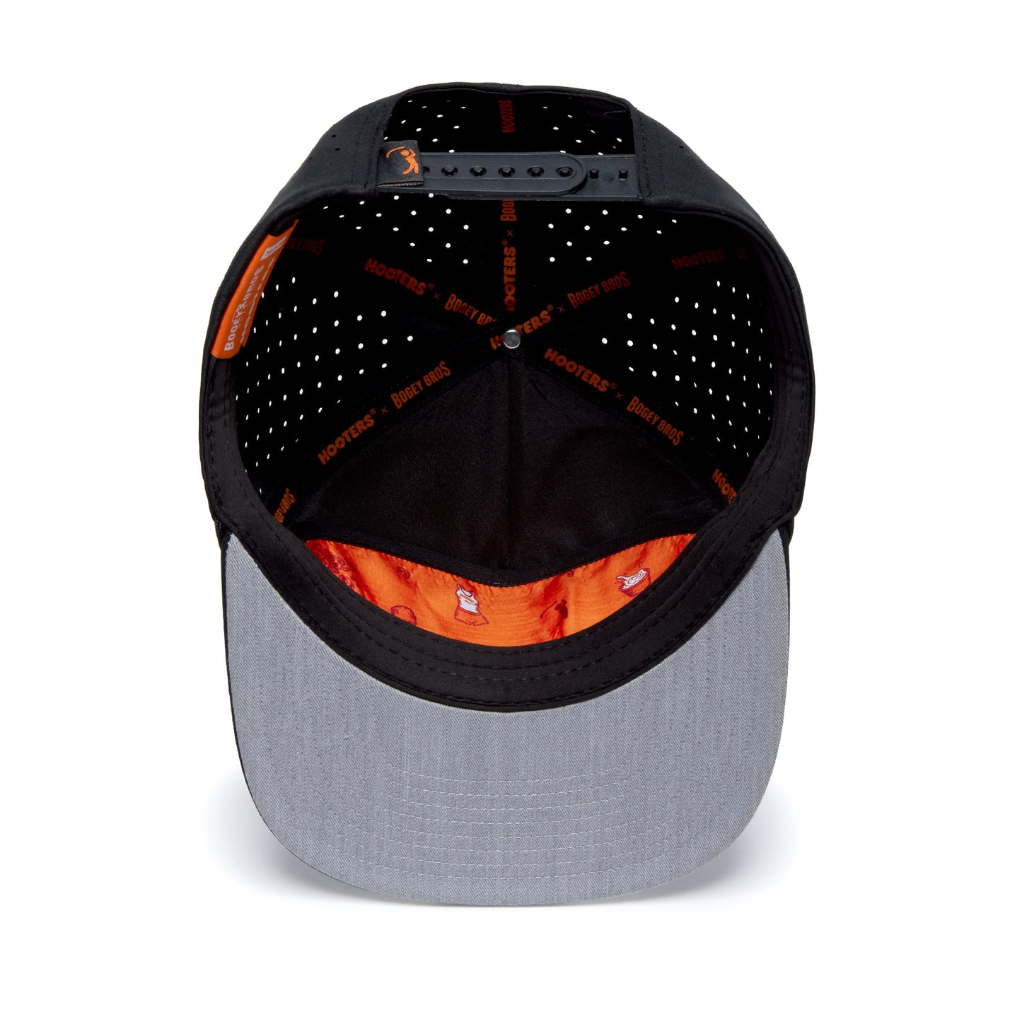 Hooters Bogey Bros - Unstructured Flatbill Hat - Snapback