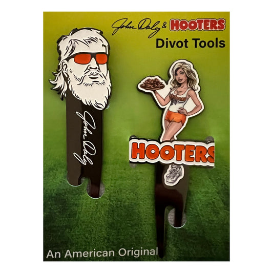 John Daly & Hooters Girl Divot Tools