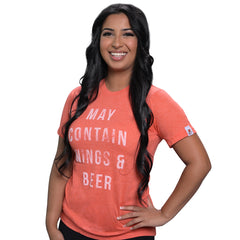 May Contain Wings & Beer T-Shirt