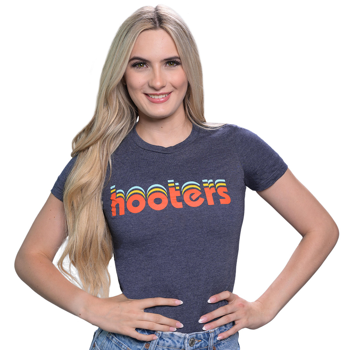 Ladies Repeat Hooters T Shirt Hooters Online Store