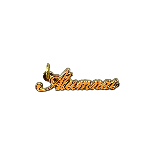 Hooters Alumnae Script Custom Charm