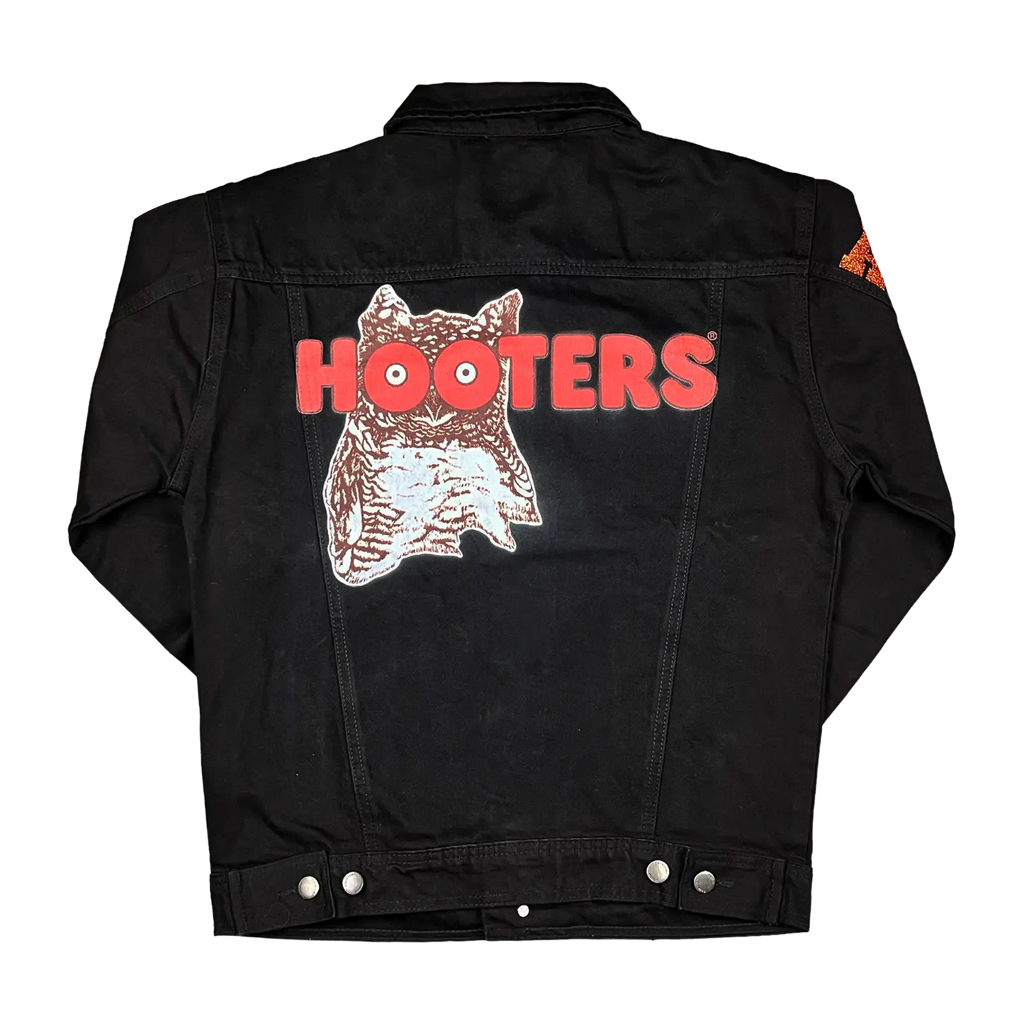 Hooters Alumnae Ladies Black Denim Jacket