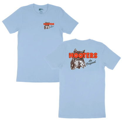 Hooters An Original Super Soft T-Shirt (Sky Blue)
