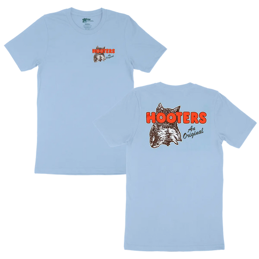 Hooters An Original Super Soft T-Shirt (Sky Blue)