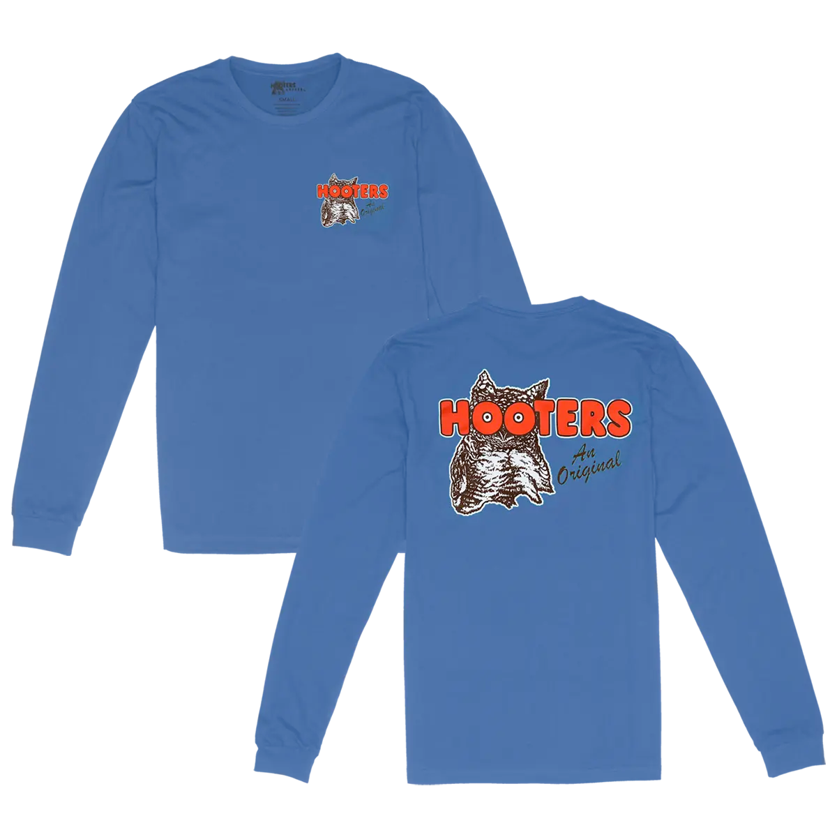 Hooters An Original Super Soft Long Sleeve Shirt (Marine Blue)