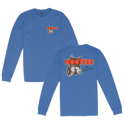 Hooters An Original Super Soft Long Sleeve Shirt (Marine Blue)