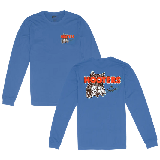 Hooters An Original Super Soft Long Sleeve Shirt (Marine Blue)