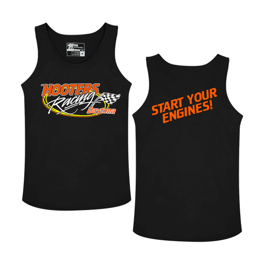 Hooters Racing Oval Logo Ladies Tank Top