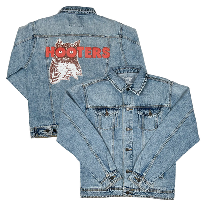 Hooters Logo Ladies Denim Jacket