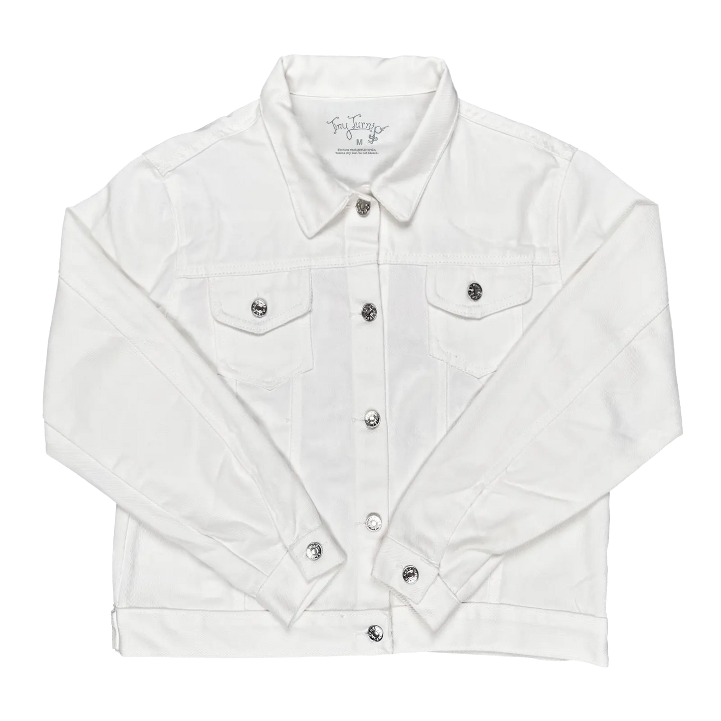 Hooters Alumni Ladies White Denim Jacket