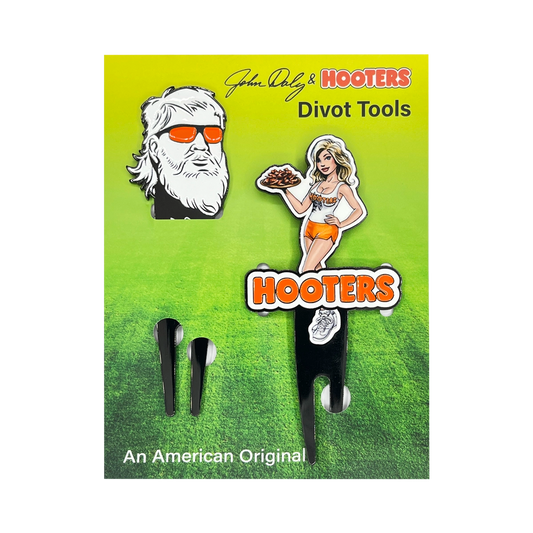John Daly & Hooters Girl Divot Tools