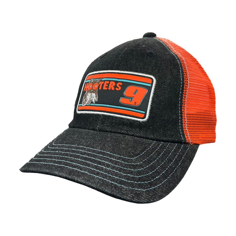 Chase Elliott 2023 Black Orange Classic Cap Hooters Online Store