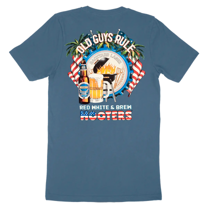 Old Guys Rule - Red, White, and Brew T-Shirt