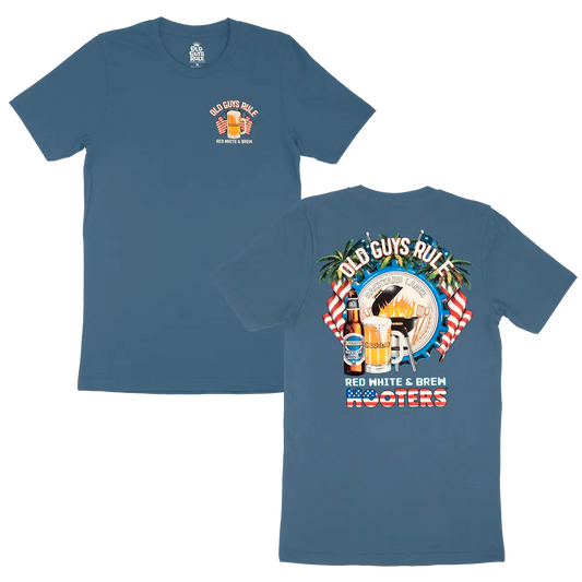 Old Guys Rule - Red, White, and Brew T-Shirt