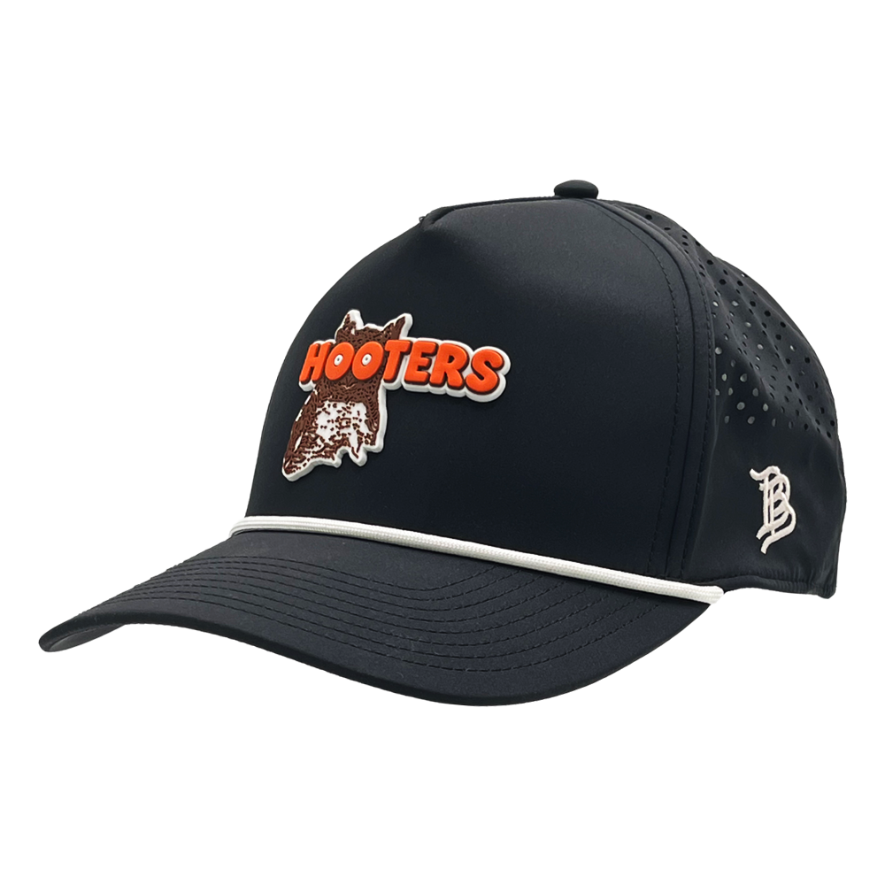 Hootie Logo 3D PVC Rubber Patch Hat (Black)
