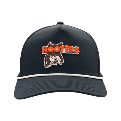 Hootie Logo 3D PVC Rubber Patch Hat (Black)
