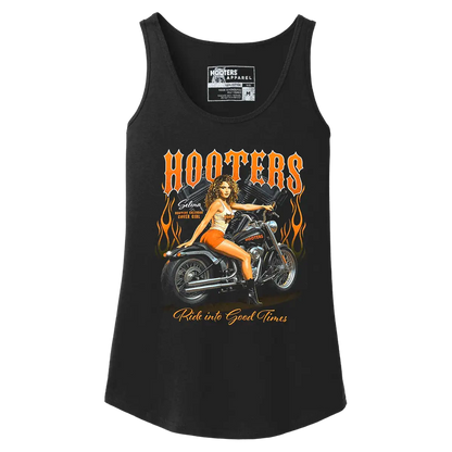 Hooters Biker Girl Ladies Tank Top