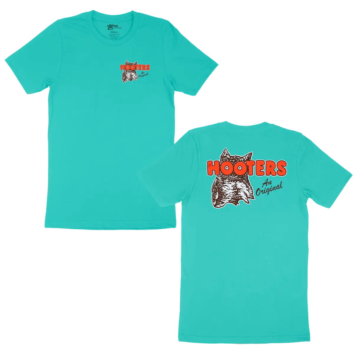 Hooters An Original Super Soft T-Shirt (Teal)