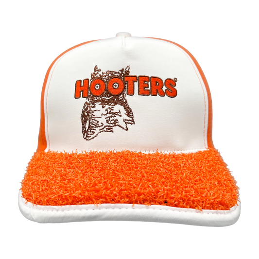 Hooters Orange Turf Baseball Hat