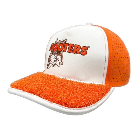 Hooters Orange Turf Baseball Hat