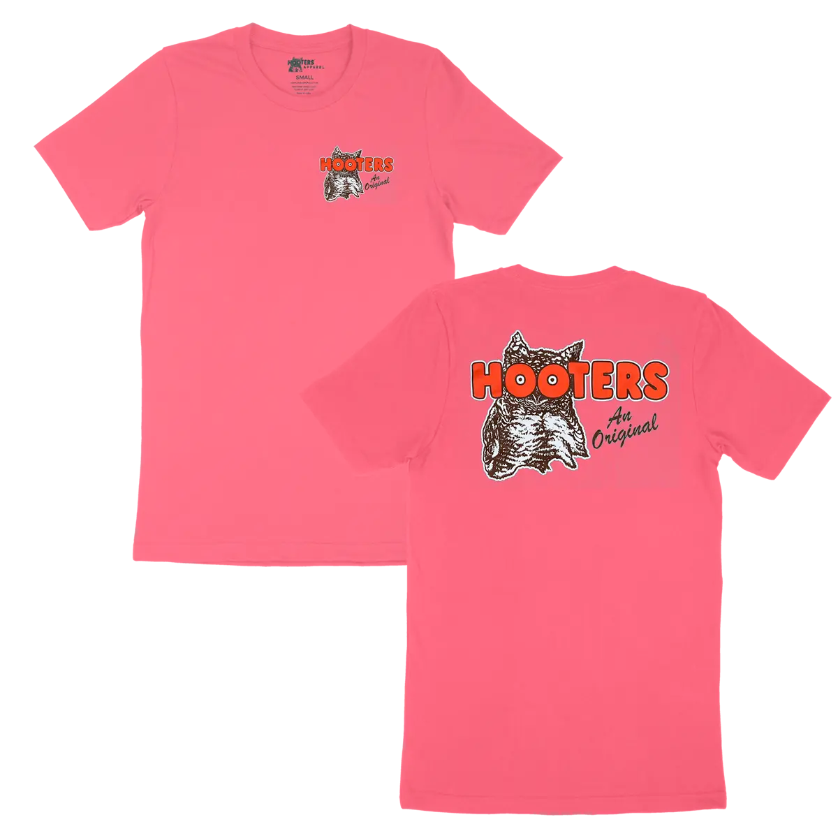 Hooters An Original Super Soft T-Shirt (Coral)