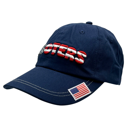 Hooters Navy Flag Logo Hat