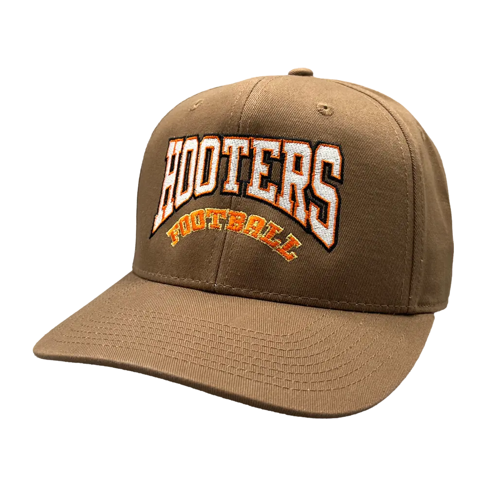 Brown Hooters Football Hat