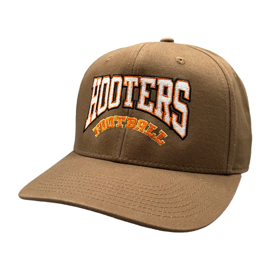 Brown Hooters Football Hat
