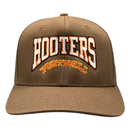 Brown Hooters Football Hat