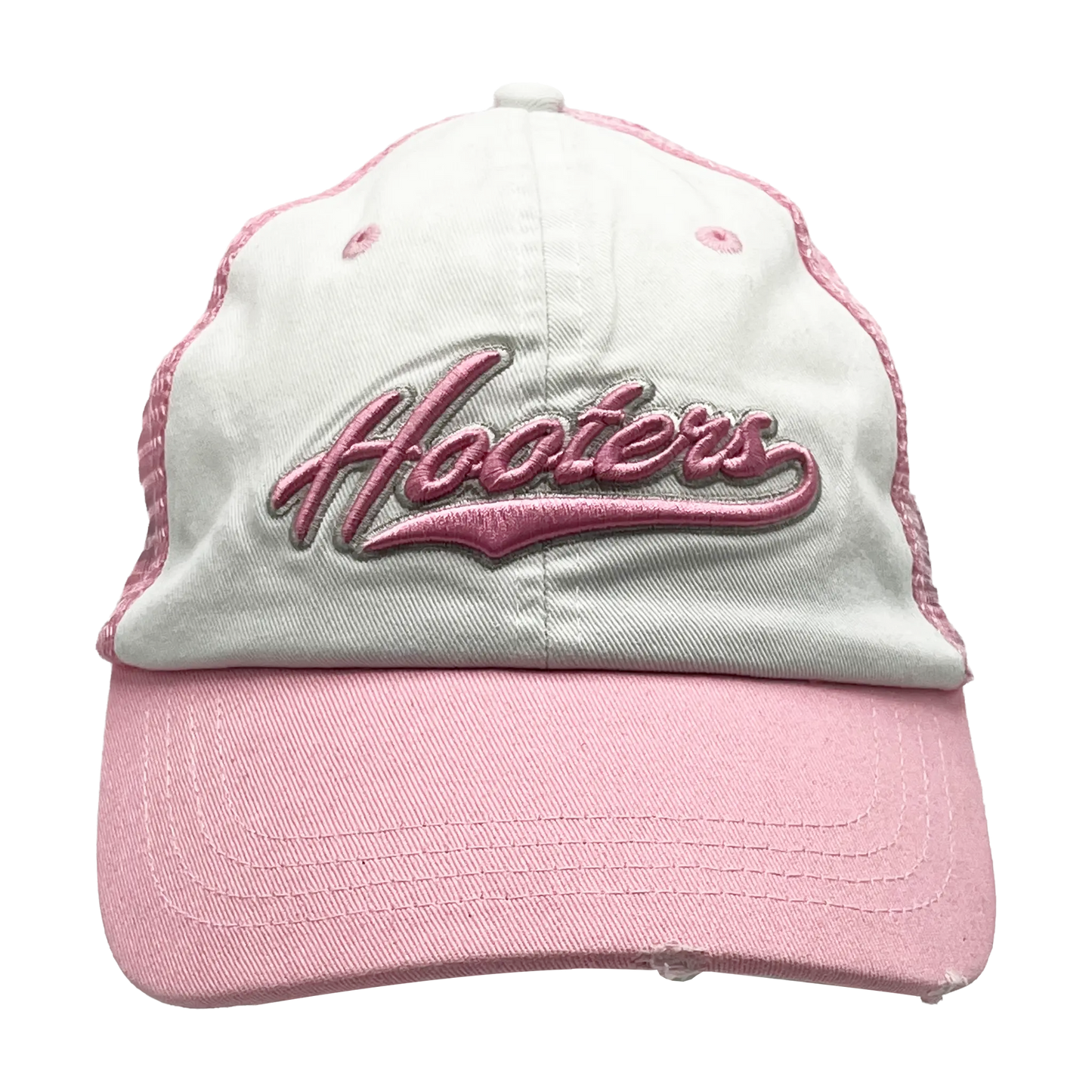 Hooters Distressed Pink/White Ladies' Hat