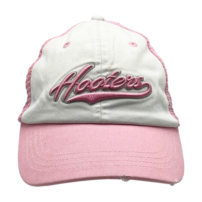 Hooters Distressed Pink/White Ladies' Hat