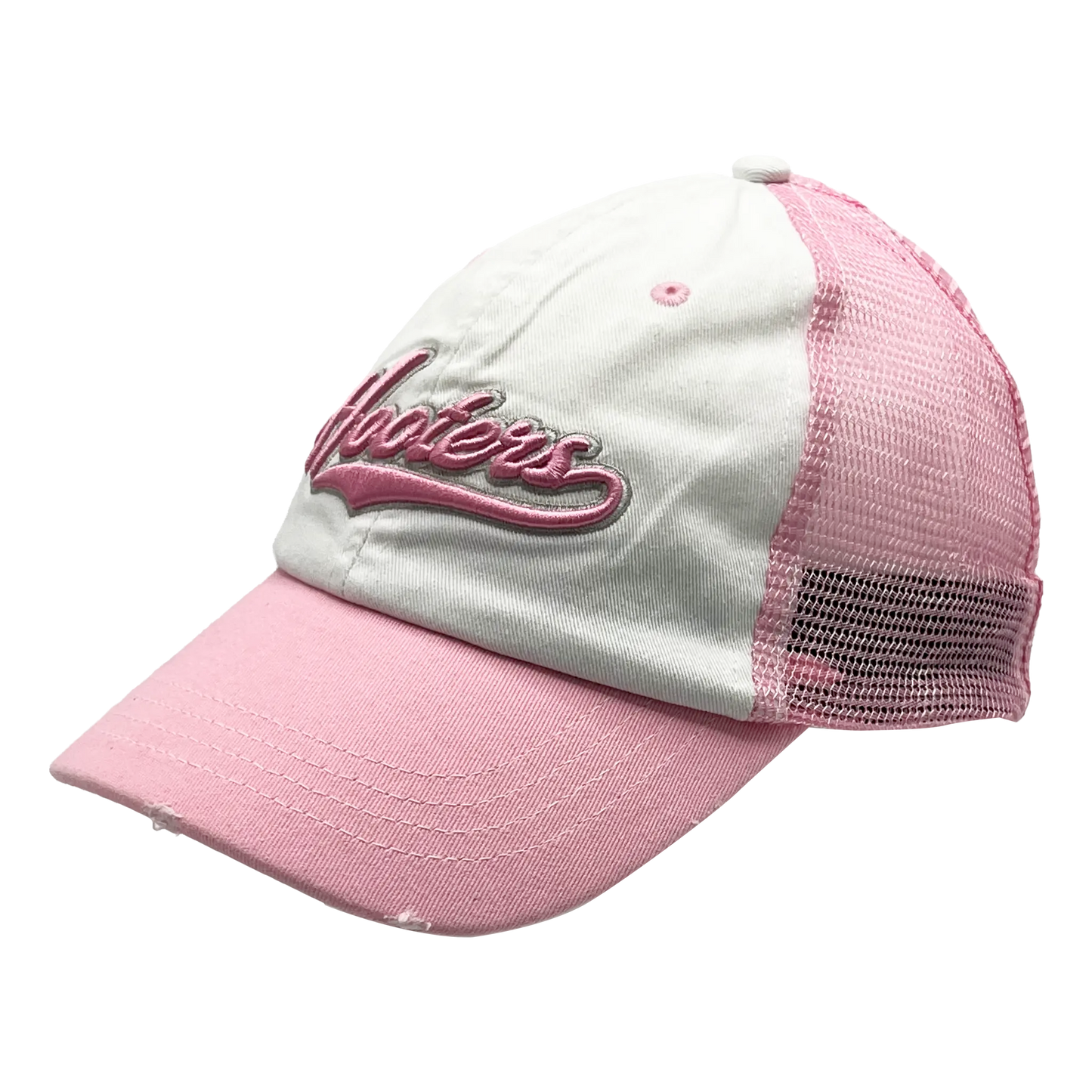 Hooters Distressed Pink/White Ladies' Hat