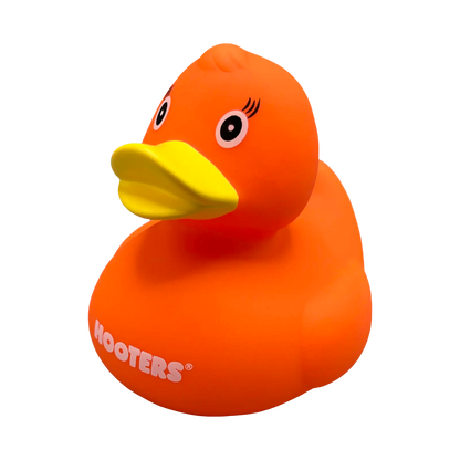 Hooters Orange Mini Rubber Duck