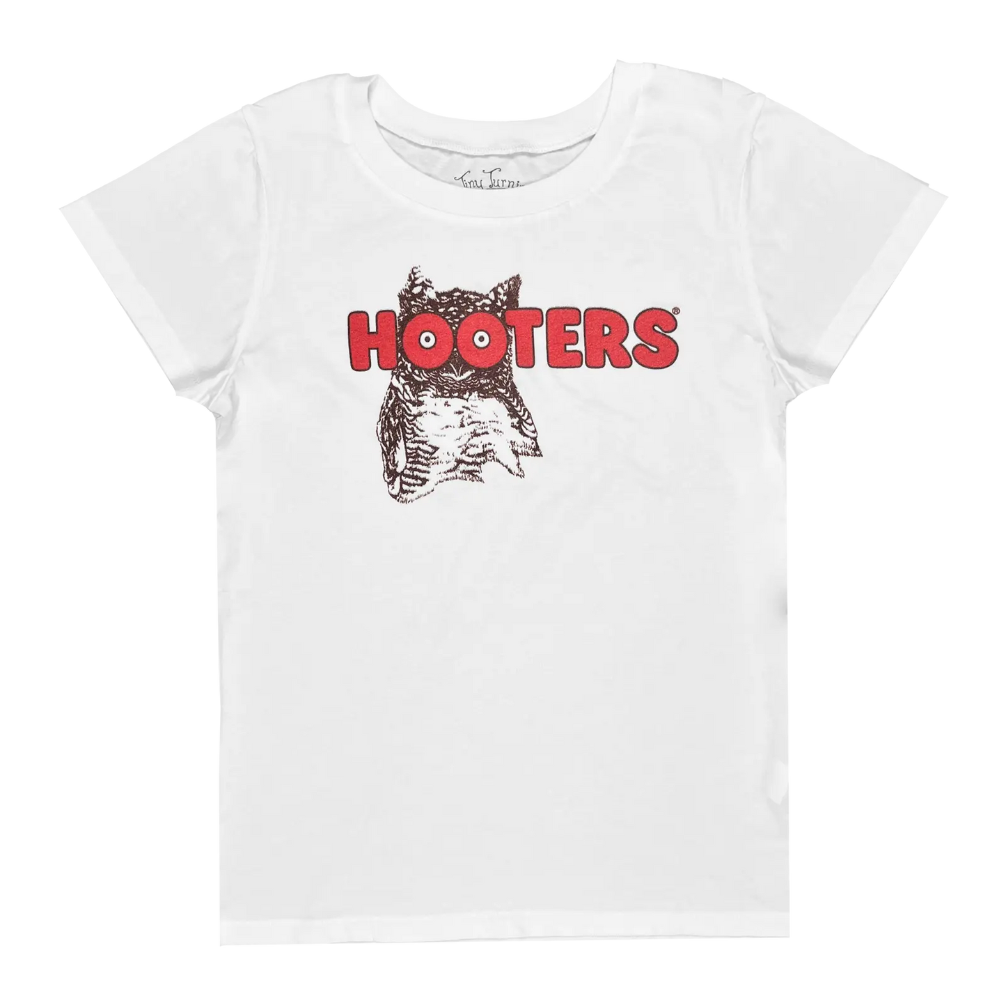 Hooters Logo Ladies White T-Shirt