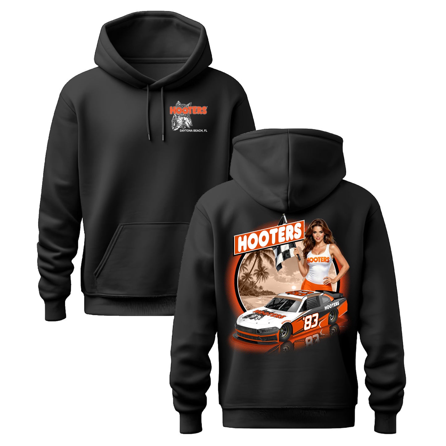 Hooters Racing Girl Hoodie