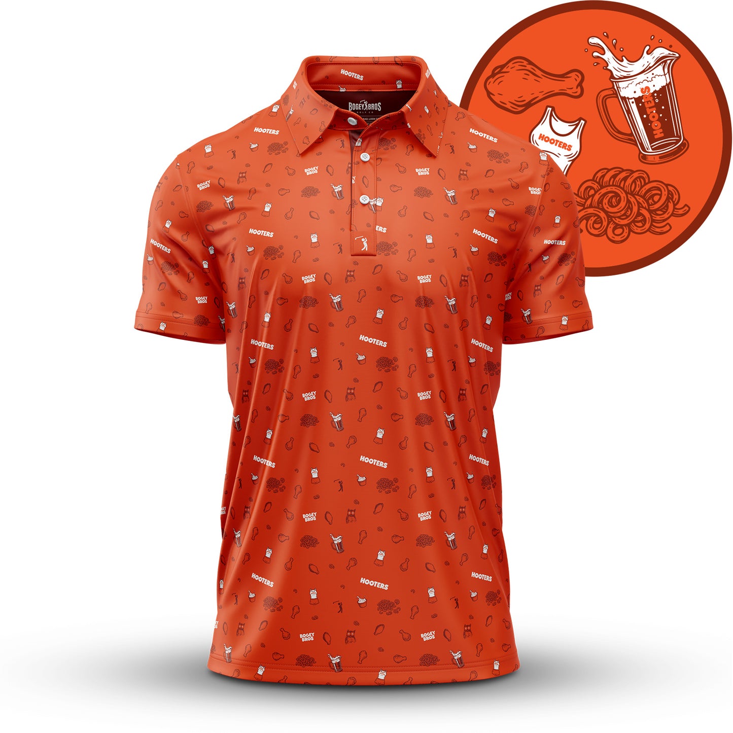 Wingin' It - Orange - Men's Polo