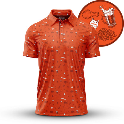 Wingin' It - Orange - Men's Polo