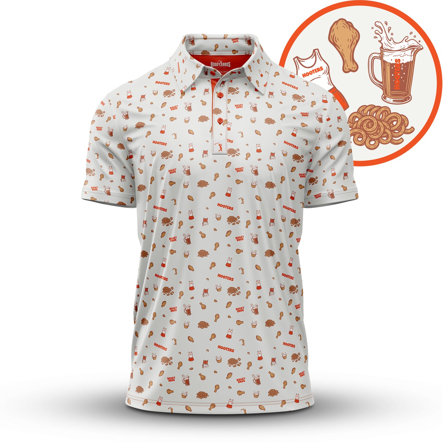 Wingin' It - White - Men's Polo
